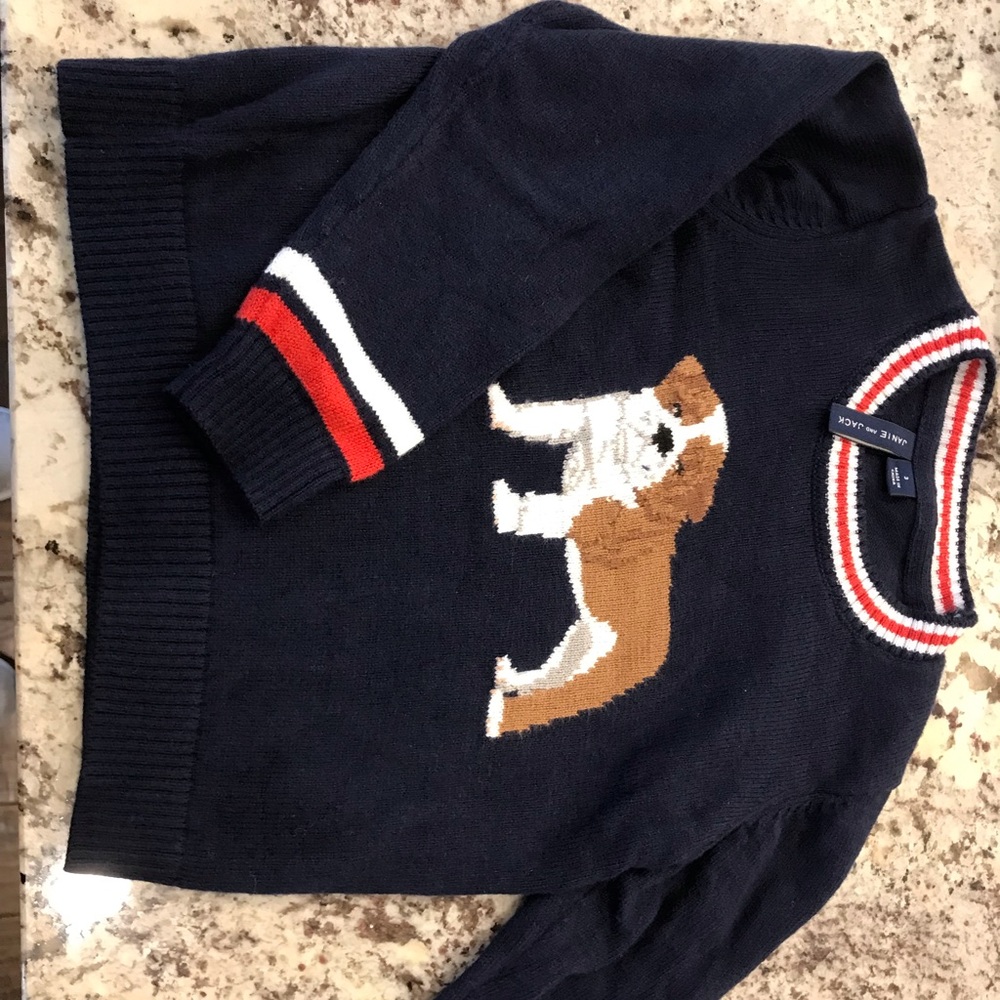 Euc Janie and Jack size 3 sweater boys